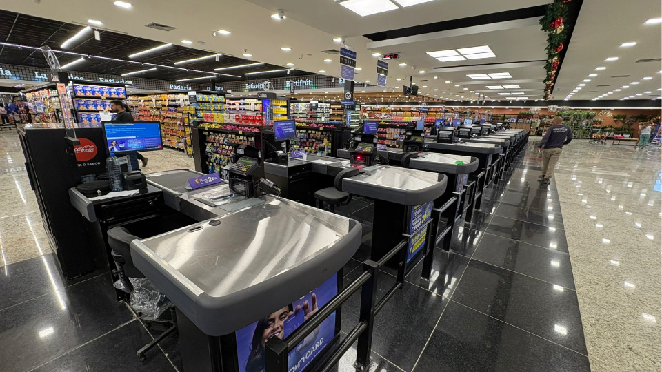 Implantação comercial em supermercado